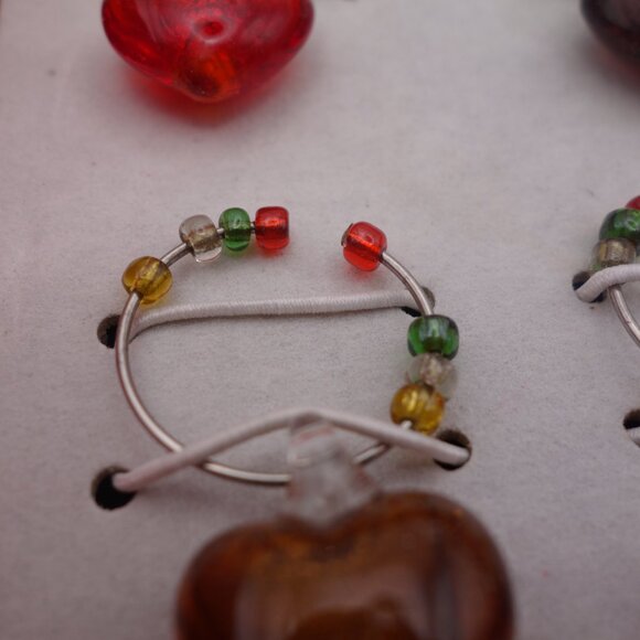 One(1) Heart Wine Stopper and Four(4) Wine Charms - Picture 8 of 15